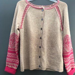 Fair Isle lambswool cardigan. NWOT from Sundance.